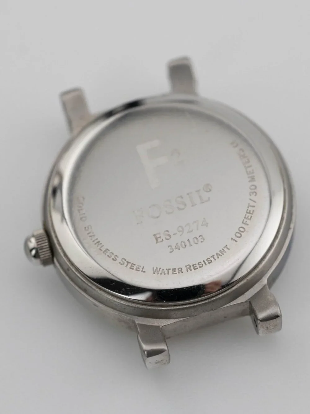 FOSSIL ES-9274 F2 Watch Head No Band Quartz Analog Women's Watch New Battery